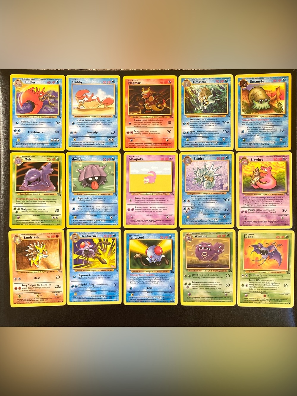 Pokémon Vintage Cards Bundle from Set 62  - Qty 15
